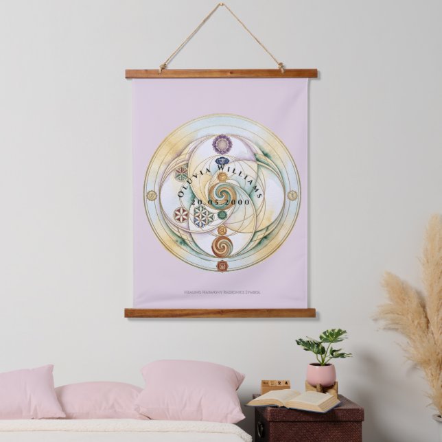 Harmony Radionics Ritual Candle Hanging Tapestry (Bedroom)