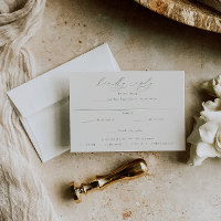 HARMONY | Sage Green Meal Choice Wedding