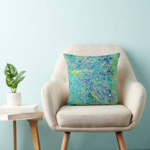 Harmony Series No. 1 – Resonance Abstract  Cushion