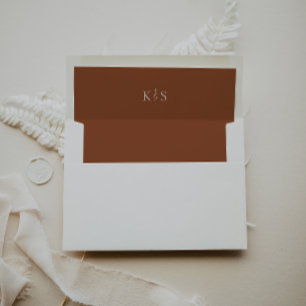 HARMONY Terracotta Wedding Envelope