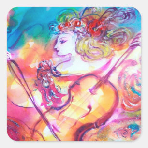 HARMONY TRIO SPRING MUSIC CONCERT SQUARE STICKER