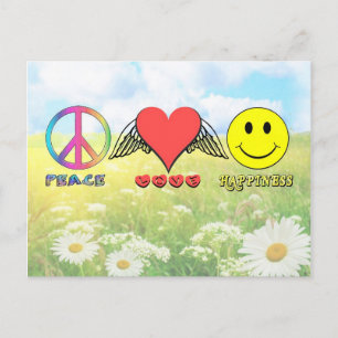 Harmony - Wishing you Peace, Love and Happiness! Postcard