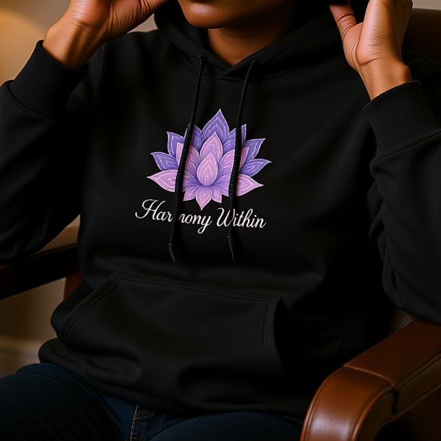 Harmony Within Lotus Mandala Hoodie (Creator Uploaded)