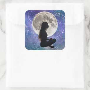 Harmony's Lunar Serenity: Daughter of the Mystic Square Sticker