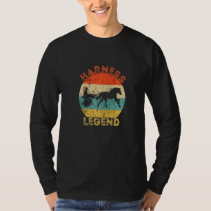 Harness Legend Retro Vintage Horse Racer Harness R T-Shirt