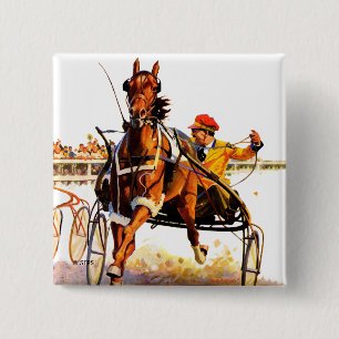 Harness Race 15 Cm Square Badge