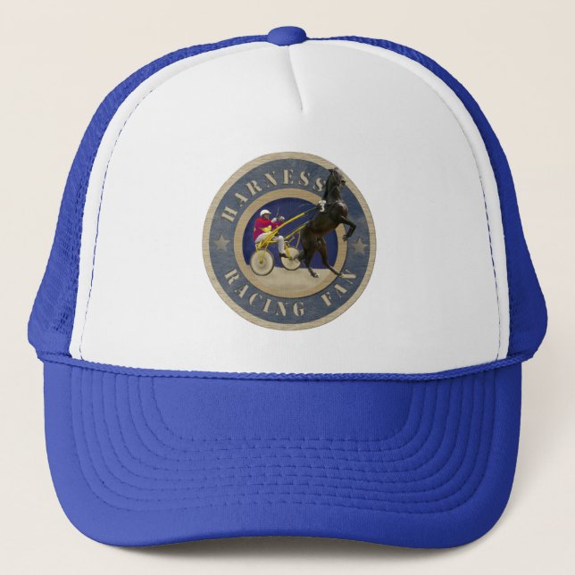 Harness Racing Fan Trucker Hat (Front)