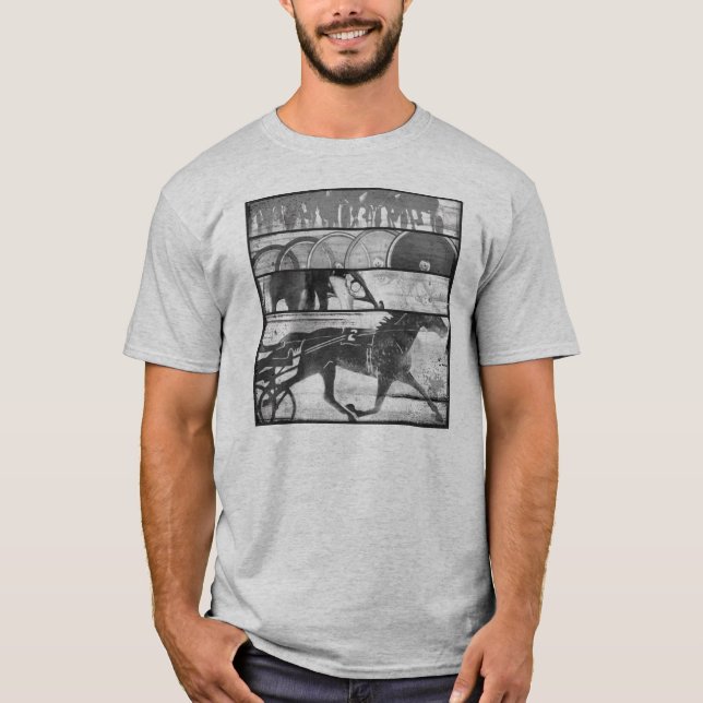 Harness Racing Grunge T-Shirt (Front)