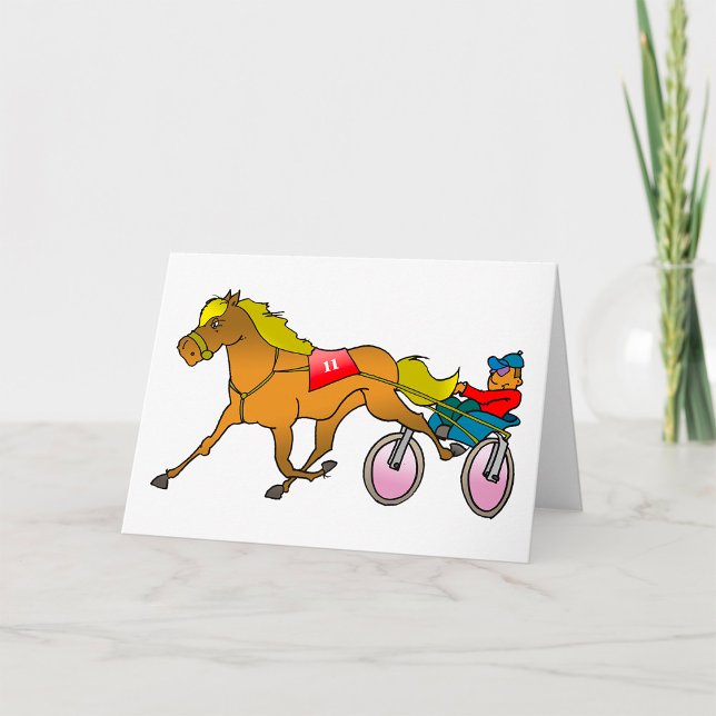 Harness Racing Horse and Driver Card (Creator Uploaded)