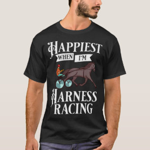 Harness Racing Horse Race Track Racer Trotting Hor T-Shirt