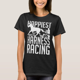 Harness Racing Horse Race Track Racer Trotting Hor T-Shirt