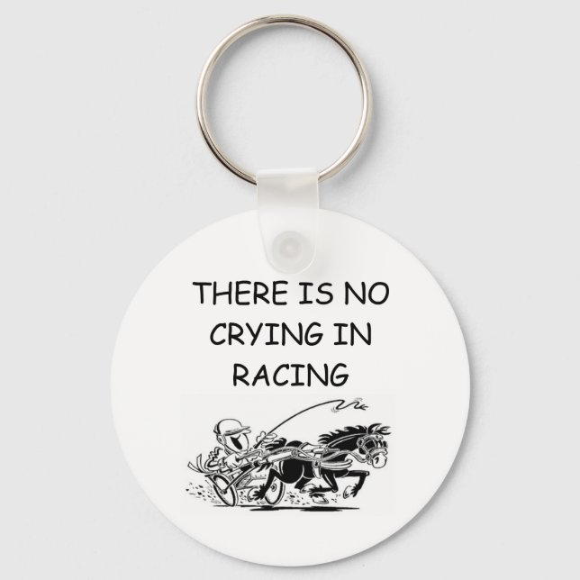 HARNESS racing joke Key Ring (Front)