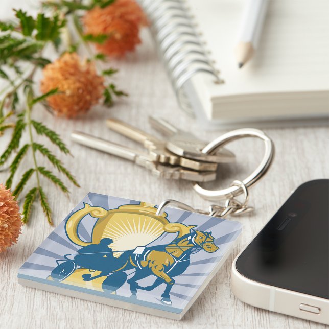 Harness Racing Keychain (Creator Uploaded)