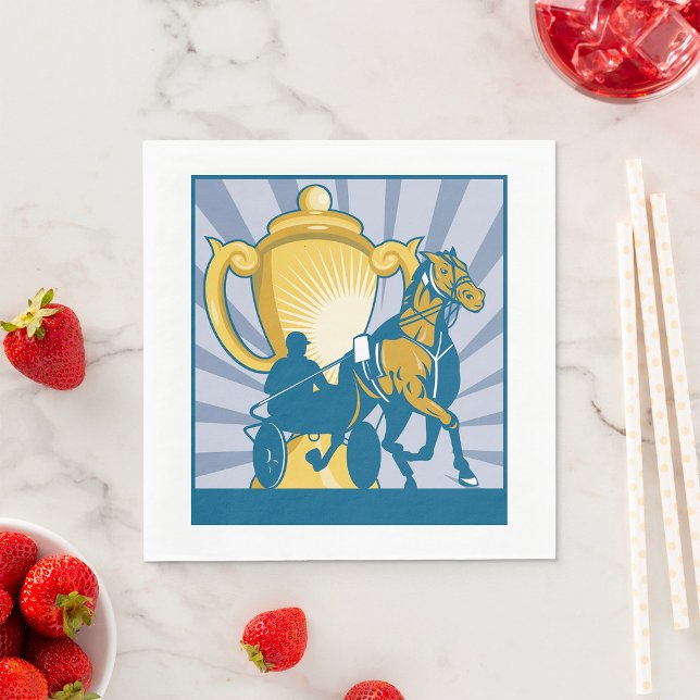 Harness Racing Paper Napkins (Creator Uploaded)