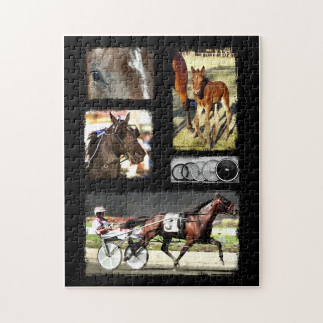 Harness Racing Sport Jigsaw Puzzle (Vertical)