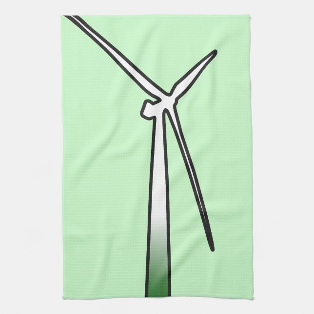 Harness The Wind Tea Towel (Vertical)