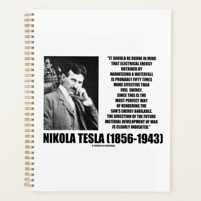 Harnessing A Waterfall Sun's Energy Tesla Quote Planner (Front)