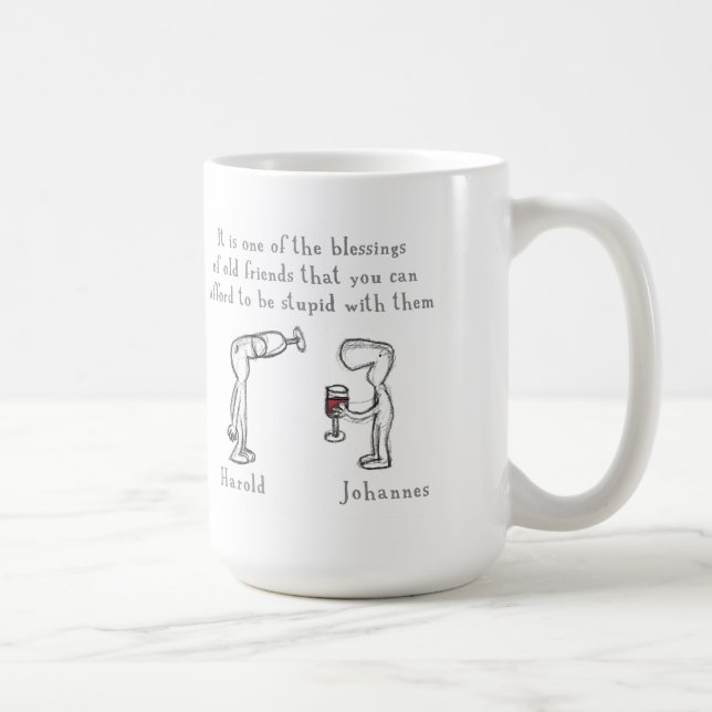 "Harold and Johannes" Coffee Mug (Right)