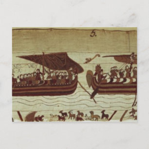 Harold crosses the Channel with sails full of Postcard