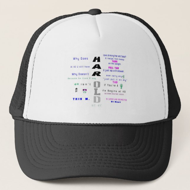 Harold - H Trucker Hat (Front)
