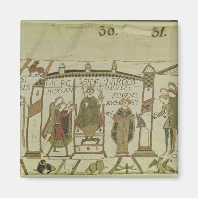 Harold  is offered the crown and the magnet (Front)