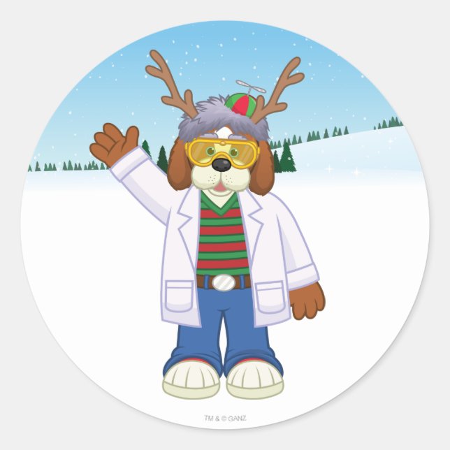 Harold J. "Goober" Hausenfeffer Jr. Classic Round Sticker (Front)