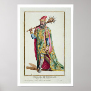 Harold, King of Denmark from 'Receuil des Estampes Poster