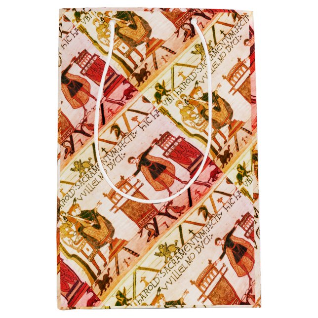 Harold swearing oath on holy relics medium gift bag (Front)