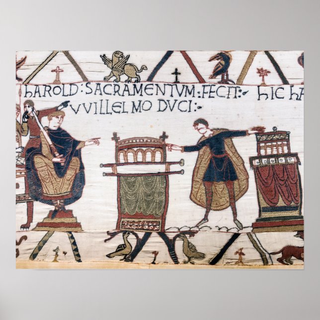 Harold swearing oath on holy relics poster (Front)