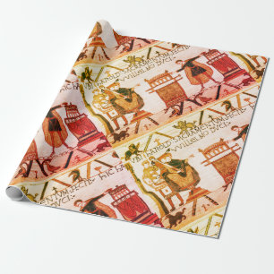 Harold swearing oath on holy relics wrapping paper