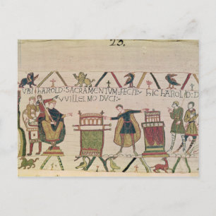 Harold Swears that he will Accept William as Postcard