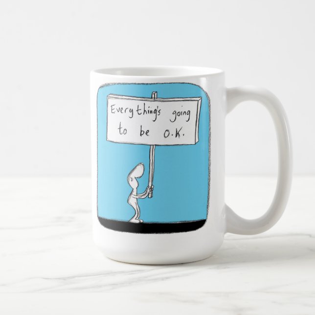 Harold's Planet: Everything's Going to be OK Coffee Mug (Right)