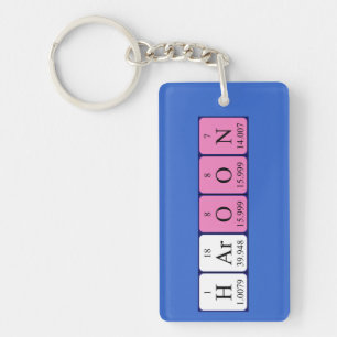 Haroon periodic table name keyring