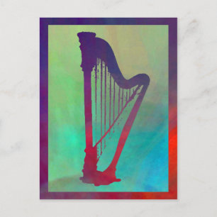 Harp 5 postcard