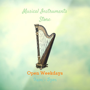 Harp cartoon illustration