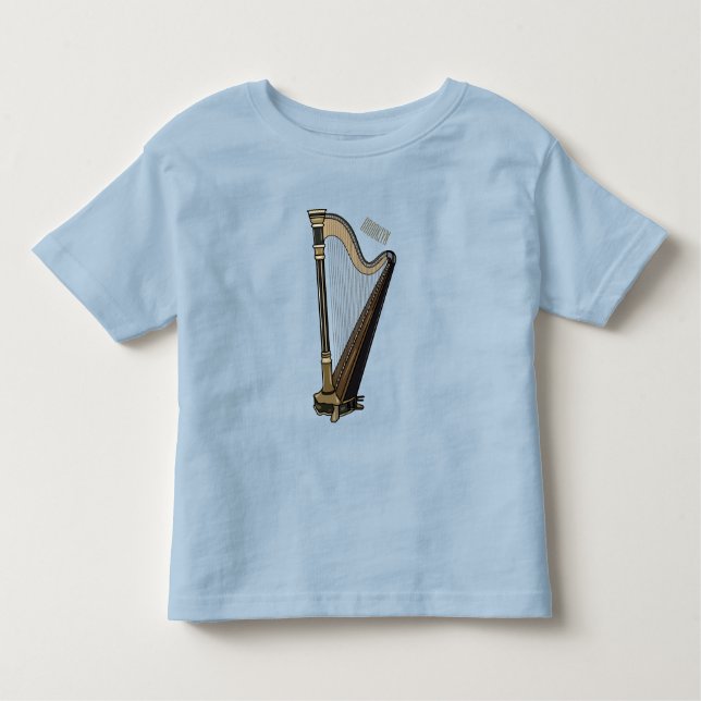Harp cartoon illustration  toddler T-Shirt (Front)