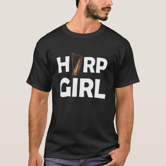 Harp Girl 3 T-Shirt (Front)