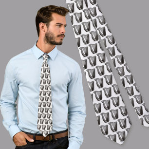 Harp Icon Background Tie