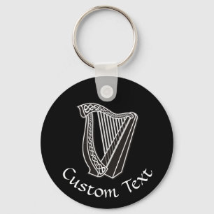 Harp Icon Keychain