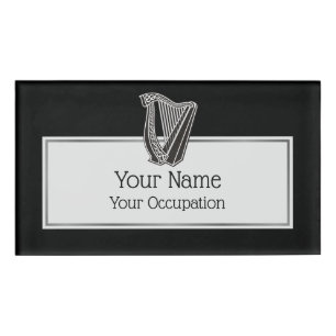Harp Icon Name Tag