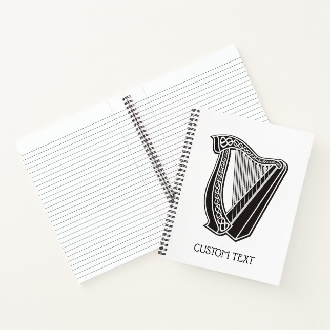 Harp Icon Notebook (Inside)