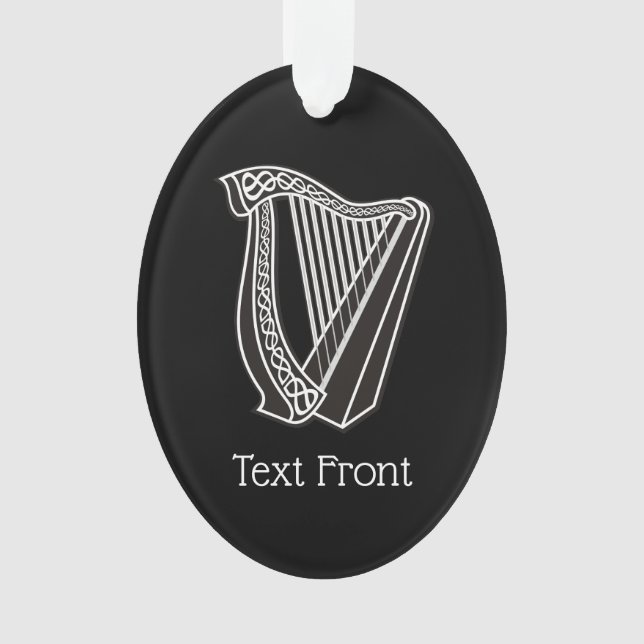 Harp Icon Ornament (Front)