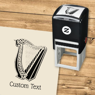 Harp Icon Self-inking Stamp