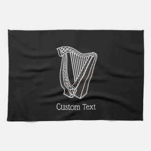 Harp Icon Tea Towel