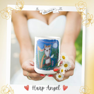 Harp Moon Angel Coffee Mug