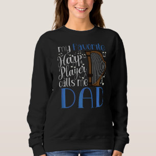 Harp Music Instrument Harp Teacher  3 Sweatshirt