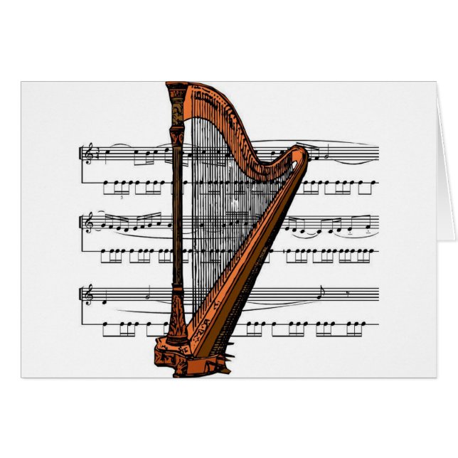 Harp musical 02 B (Front Horizontal)