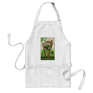 Harp of Erin Vintage St. Patrick's Day Standard Apron