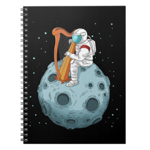 Harp Player Gifts Girls Harpist Gift Women Harp Notebook