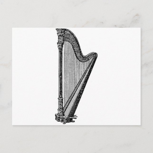 Harp Postcard (Front)